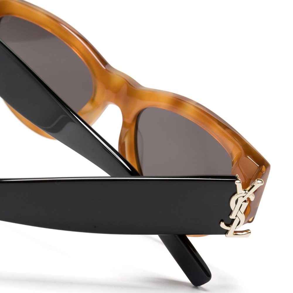 Saint Laurent Tortoise Shell Sunglasses Cat Eye